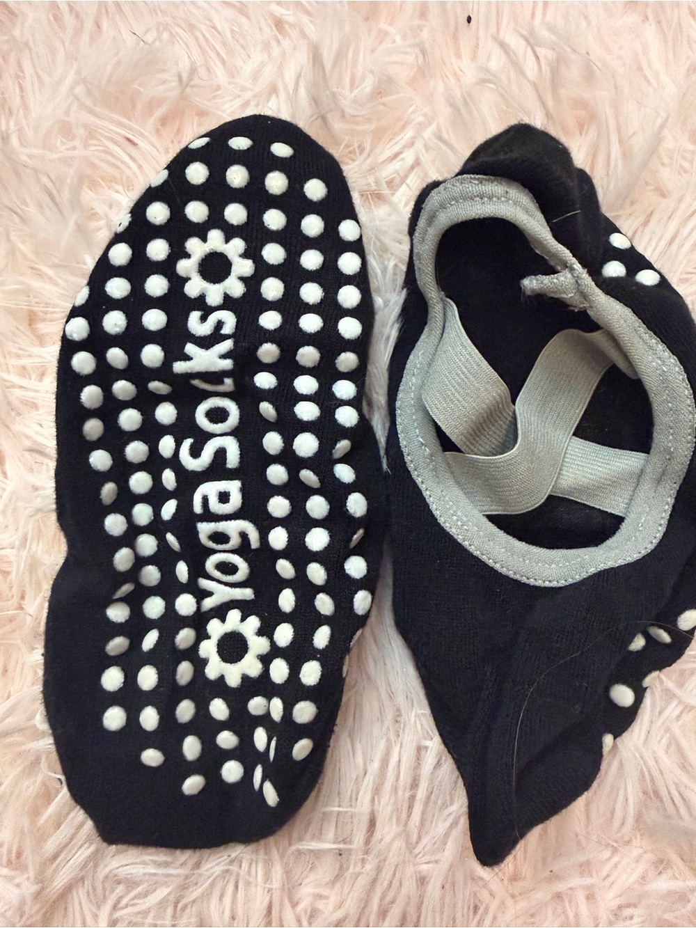 free in bundle: black grip socks